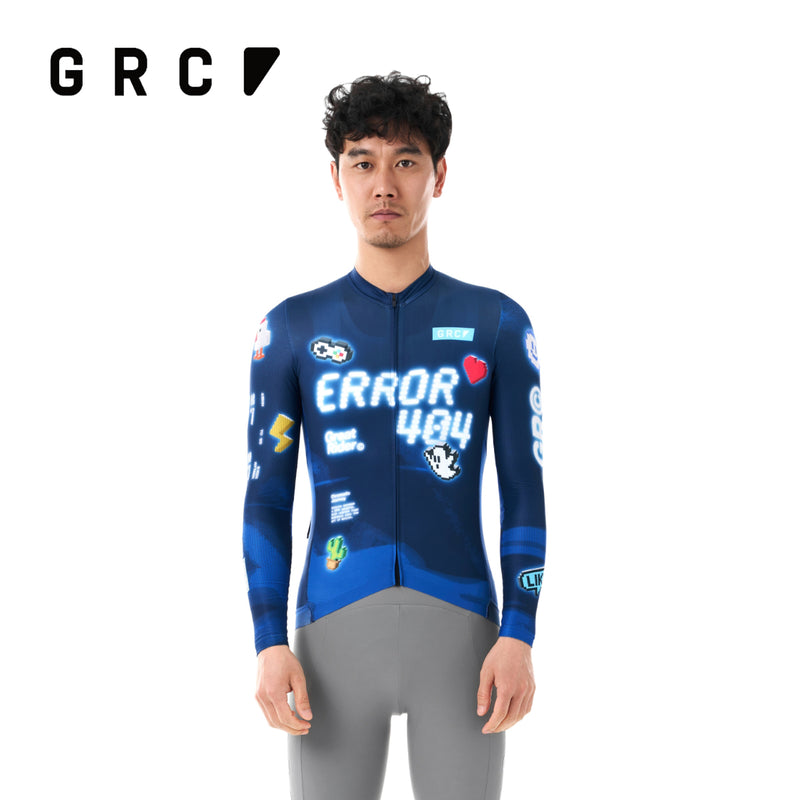 Load image into Gallery viewer, GRC Unisex Game Rider ERROR Technical Cycling Jersey 1457
