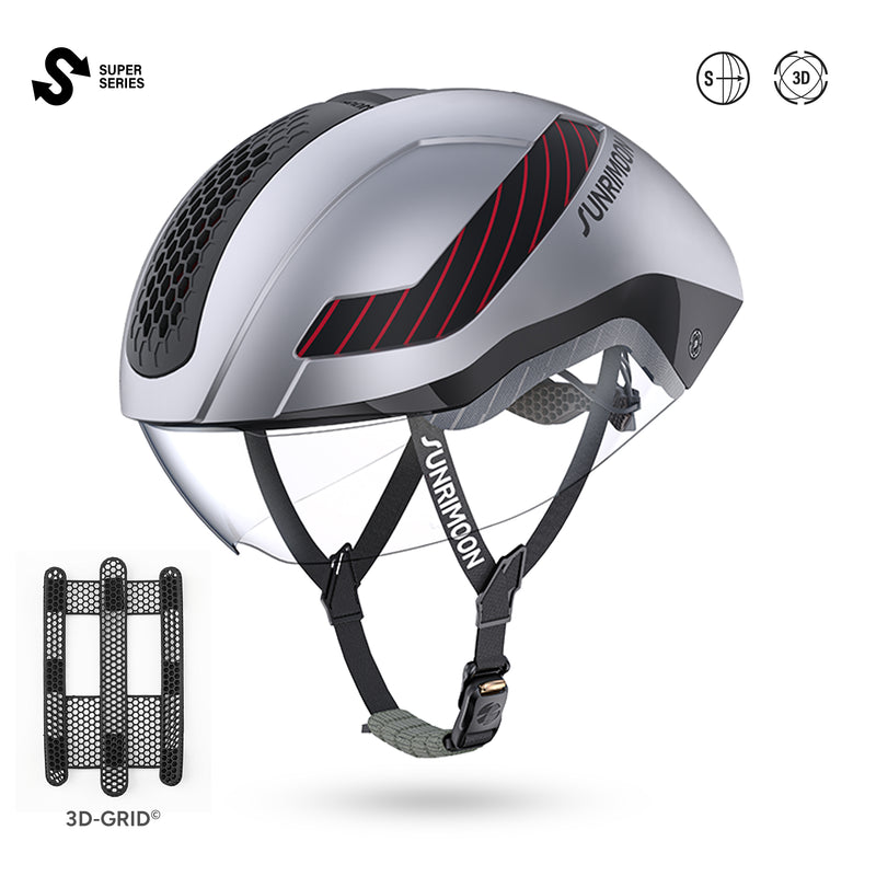 Load image into Gallery viewer, Sunrimoon Starship Aero Cycling TT Triathlon Helmet TT31
