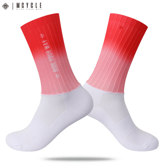 Mcycle Multiple Colors Patchwork Aero Cycling Socks MP048