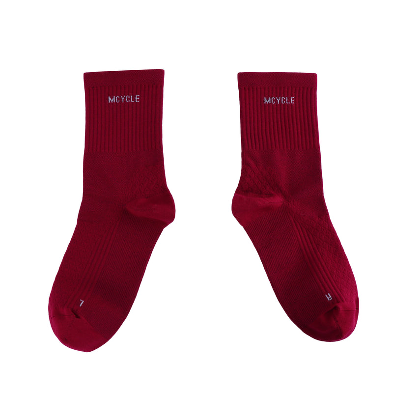 Mens red cycling socks sale