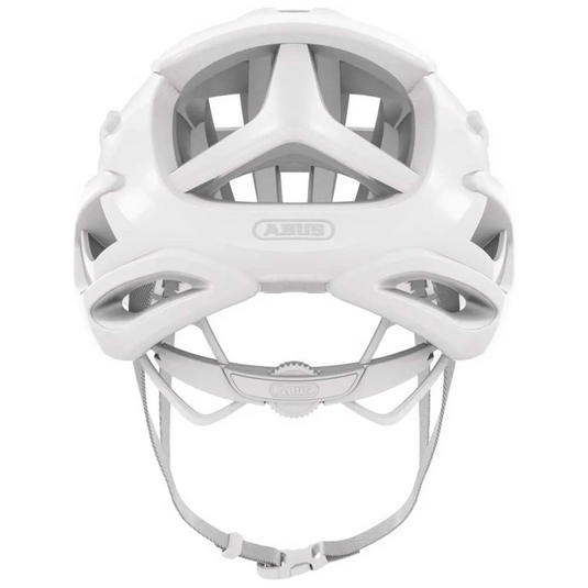 abus airbreaker road bike helmet 2.0 - White Zoom Ace Urban fit system adjusts with one hand for secure positioning during rides ABUS Airbreaker Road Helmet