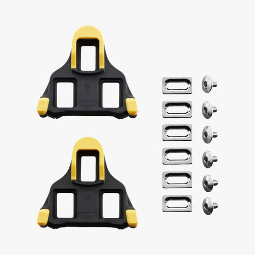 Shimano SM-SH11 SPD-SL 6-Degree Mode Cleats (Yellow)