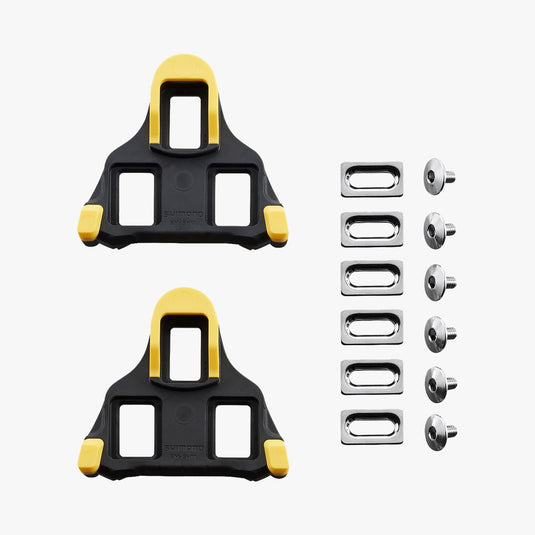 Shimano SM-SH11 SPD-SL 6-Degree Mode Cleats (Yellow)
