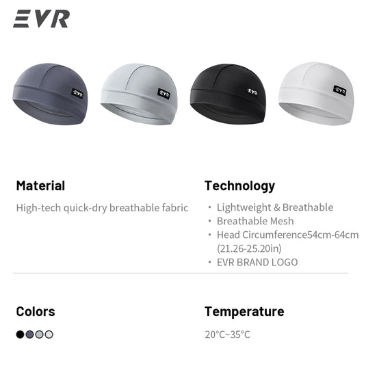 EVR EXPLORE Series Brimless Cycling Cap (Quick-Dry & UPF50+) KX2001