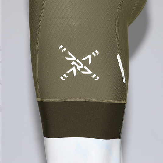 7R7 Women's Pro Cycling Bib Shorts with Elastic Interface Pads