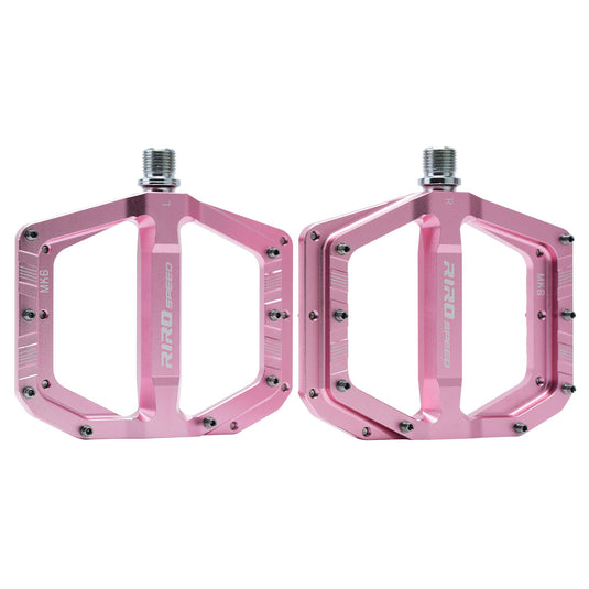 RIRO MK6 CNC Aluminum Flat Pedals | Mountain Bike / Folding Bike / Urban Commuter Pedals K60