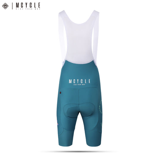 Mcycle Men's Cycling Bib Shorts with Elastic Interface Pads MK093