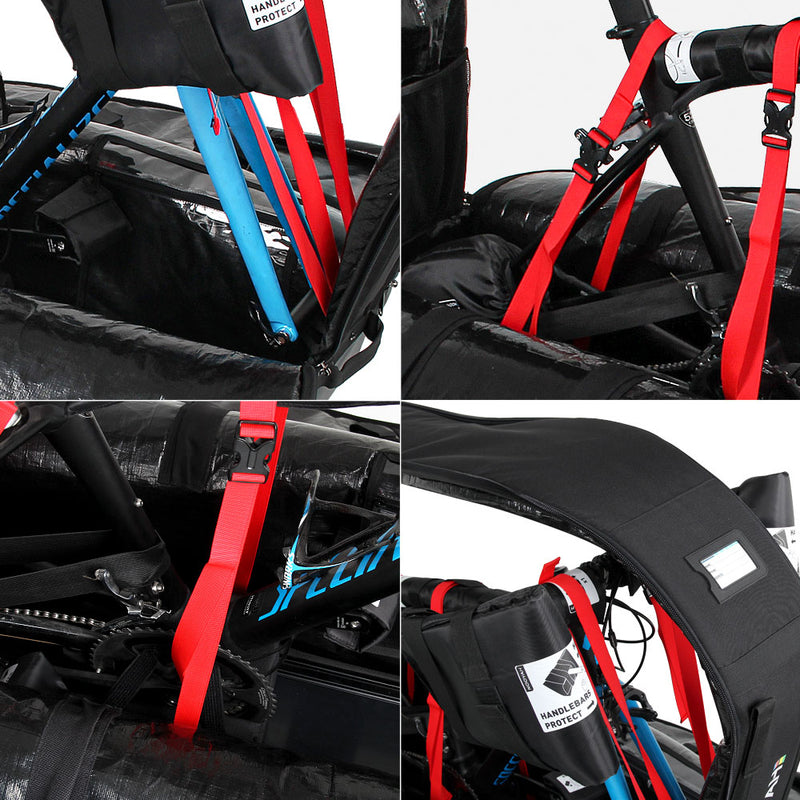 Load image into Gallery viewer, NOOYAH BK015 Bike Travel Case No Remove Handlebar Bicycle Soft Bag
