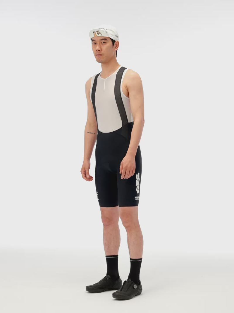 Load and play video in Gallery viewer, GRC x Pang Hu Men's Cycling Bib Shorts - Limited Edition Unisex Pro Racing Bibs 1171
