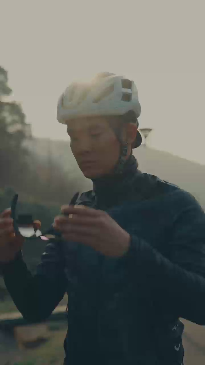 Load and play video in Gallery viewer, PMT Meedo 3 Cycling Helmet with Magnetic REVO Sunglasses
