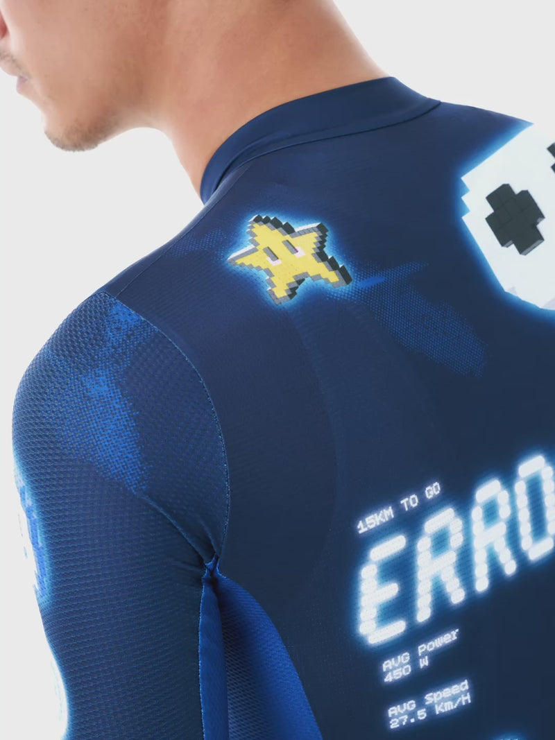 Load and play video in Gallery viewer, GRC Unisex Game Rider ERROR Technical Cycling Jersey 1457
