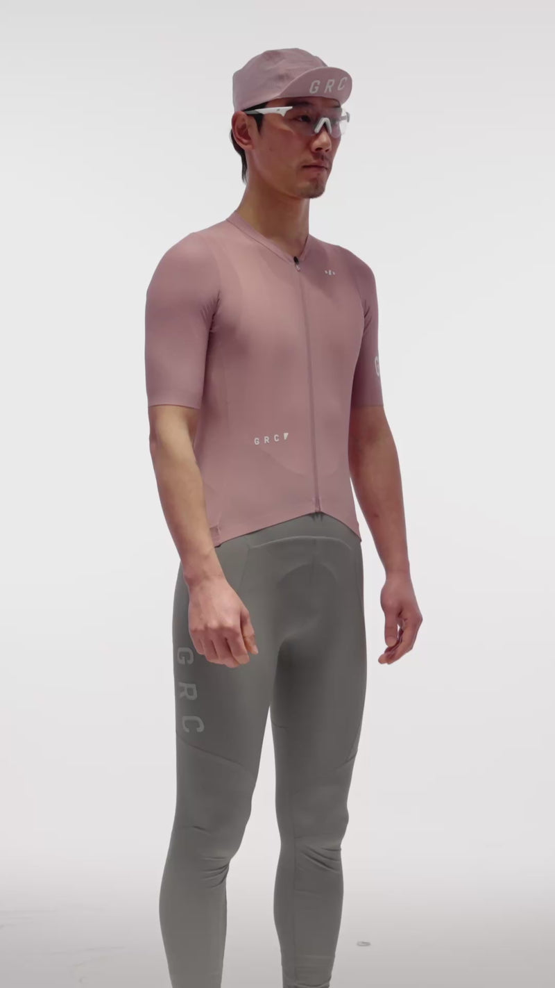 Load and play video in Gallery viewer, GRC Men's NEW TECH Short Sleeve Race Fit Cycling Jersey 1529
