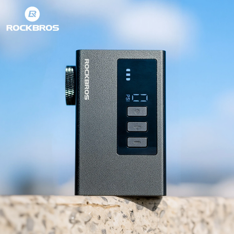 Load image into Gallery viewer, ROCKBROS Mini Electric  Pump Bicycle Motorcycle E-pump 4220005001
