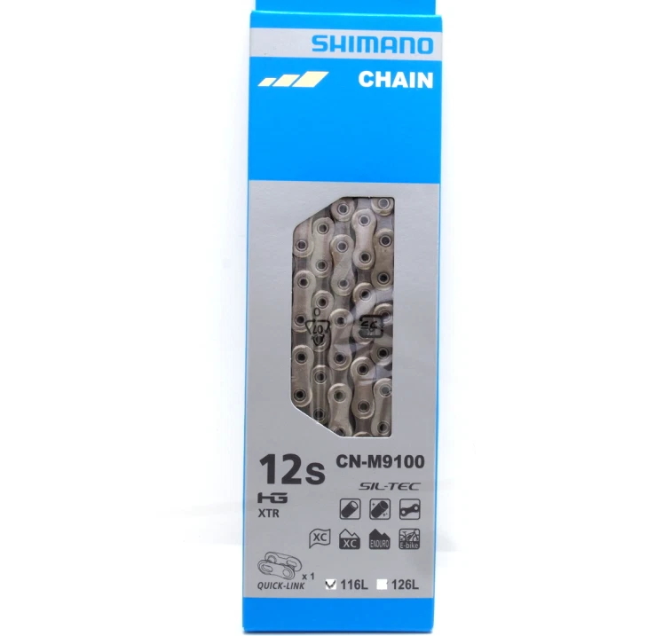 Load image into Gallery viewer, Shimano Dura-Ace and XTR CN-M9100 HYPERGLIDE+ 12s Bicycle Chain
