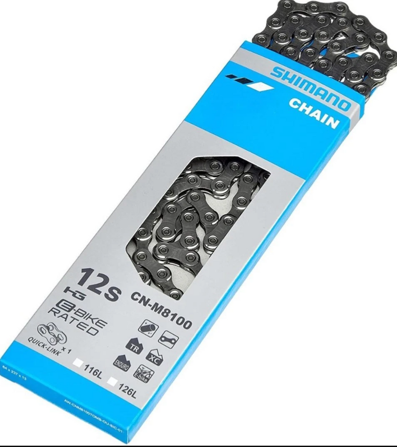 Load image into Gallery viewer, Shimano Ultegra and XT CN-M8100 HYPERGLIDE+ 12s Bicycle Chain
