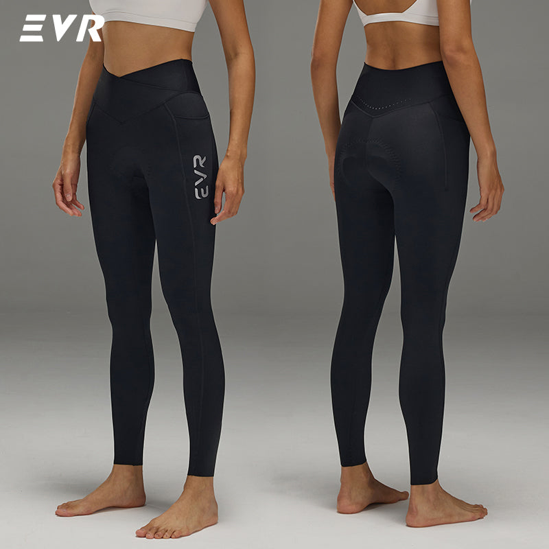 Load image into Gallery viewer, EVR Discover Series Women’s Cycling Tights 4‑Way Stretch, Side Pockets 8101
