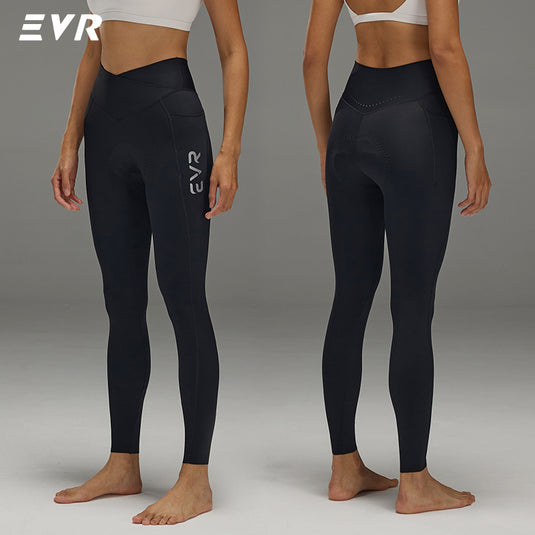 EVR Discover Series Women’s Cycling Tights 4‑Way Stretch, Side Pockets 8101