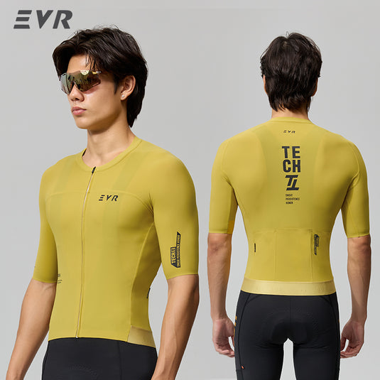 EVR TECH Series Men's Cycling Short Sleeve Jersey - Gilding Edition -2623