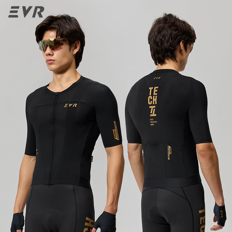 Load image into Gallery viewer, EVR TECH Series Men's Cycling Short Sleeve Jersey - Gilding Edition -2623
