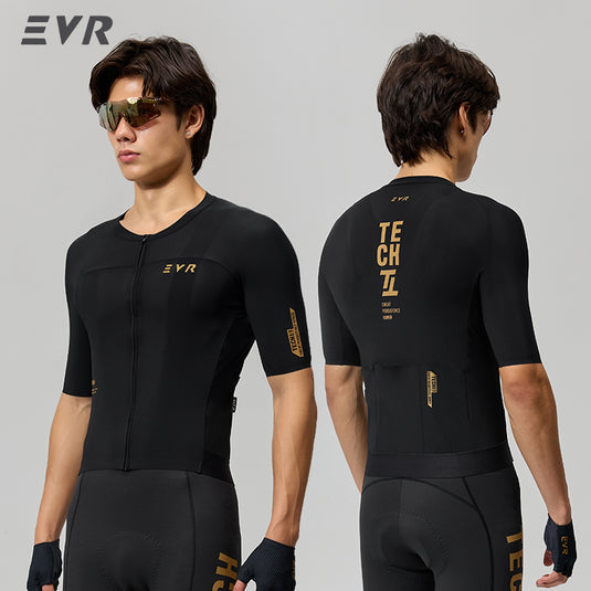 EVR TECH Series Men's Cycling Short Sleeve Jersey - Gilding Edition -2623