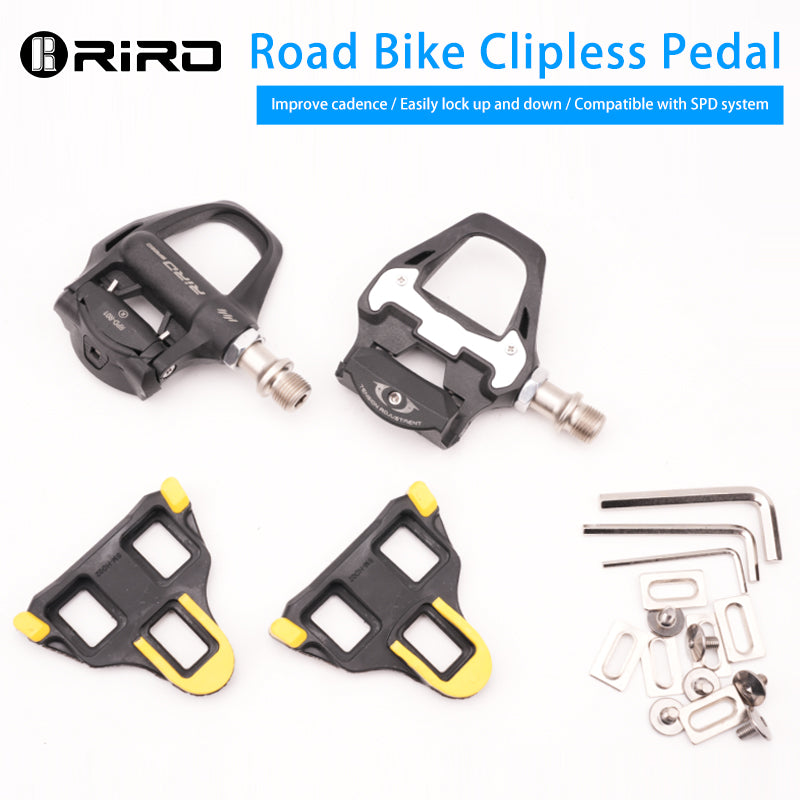 Load image into Gallery viewer, Riro SL Road Pedal 272g with SPD Cleats
