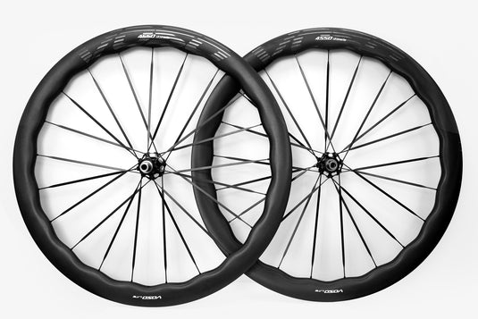 SCOM VOSO Lite Ultimate Undulating Carbon Road Bike Wheels Disc Brake Wheelset