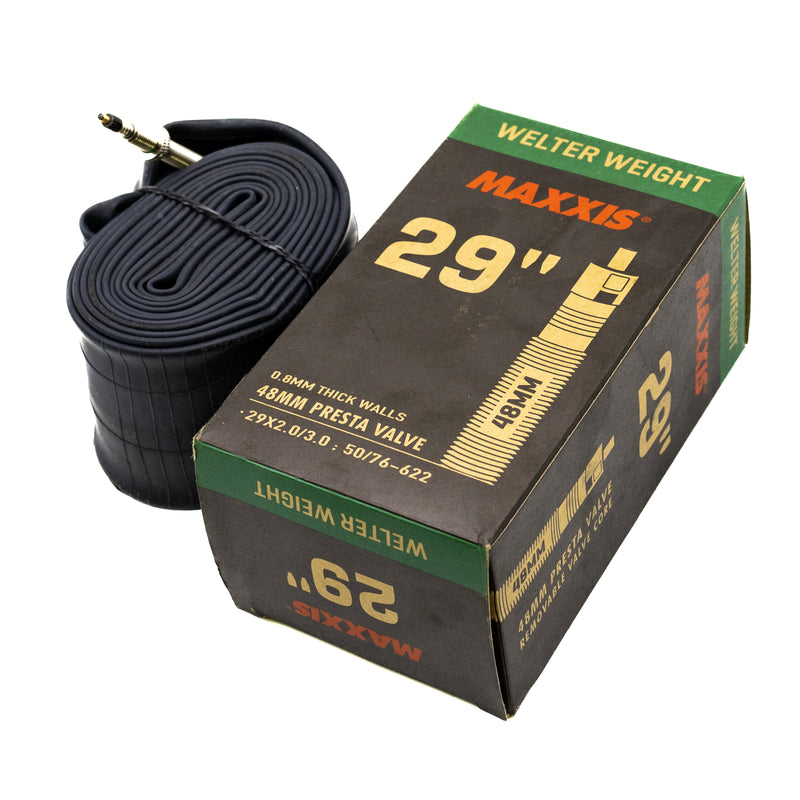 Load image into Gallery viewer, Maxxis Welter Weight Mountain Bike Inner Tubes 27.5/29 × 2.0/3.0 Presta 48mm
