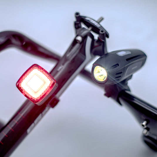 Upten Rechargeable Cycling Lights set Front and Rear Bike Light 091