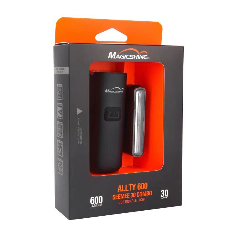 Load image into Gallery viewer, MagicShine Allty 600 Bicycle Front Light + Seemee30 Tail Light Combo
