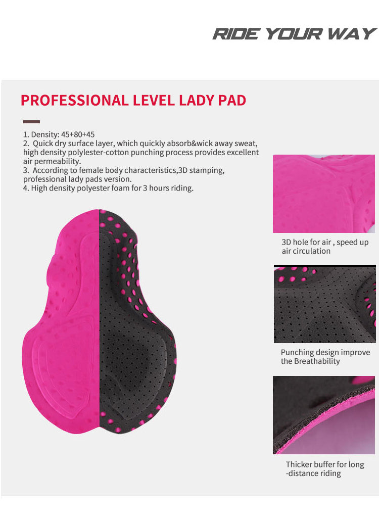 Load image into Gallery viewer, Mcycle Women Cycling Bib Shorts MK031W Black
