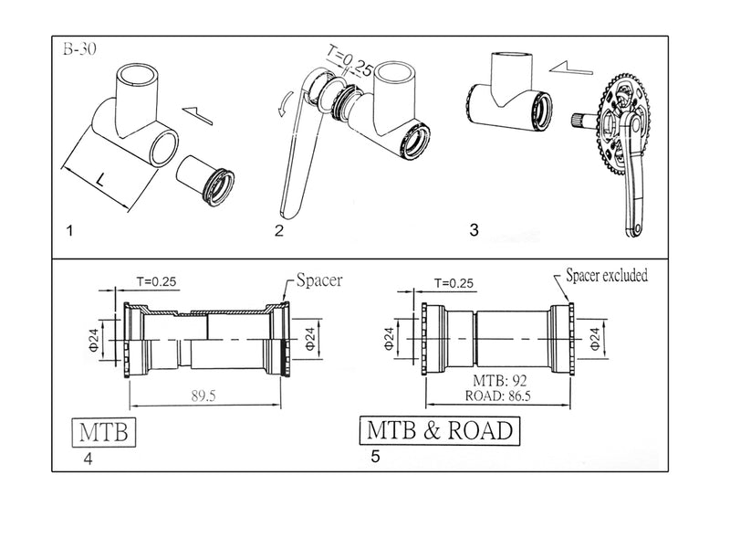 Load image into Gallery viewer, Rollingstone Ceramic Bearing Bike Bottom Bracket BB86-92 press fit in BB
