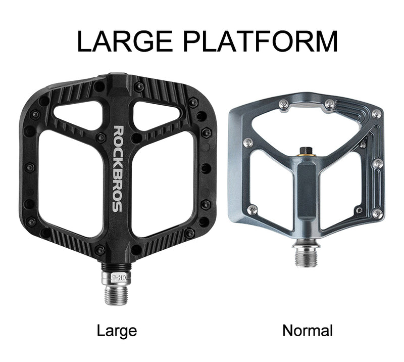 Load image into Gallery viewer, ROCKBROS Mountain Bike Pedals 9/16&quot; MTB Bicycle Pedal 2018-12A
