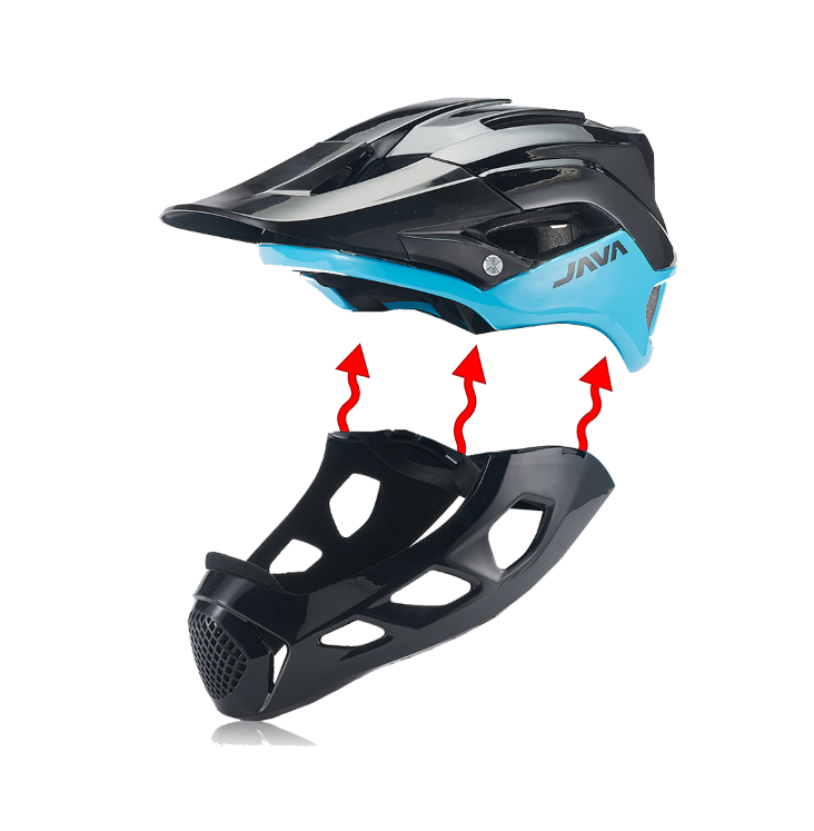 Load image into Gallery viewer, JAVA Full Face Mountain Bike Helmet
