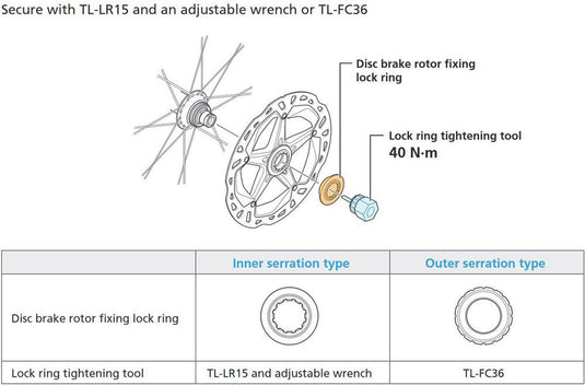 Shimano RT54 Center Lock Disc Brake Rotor