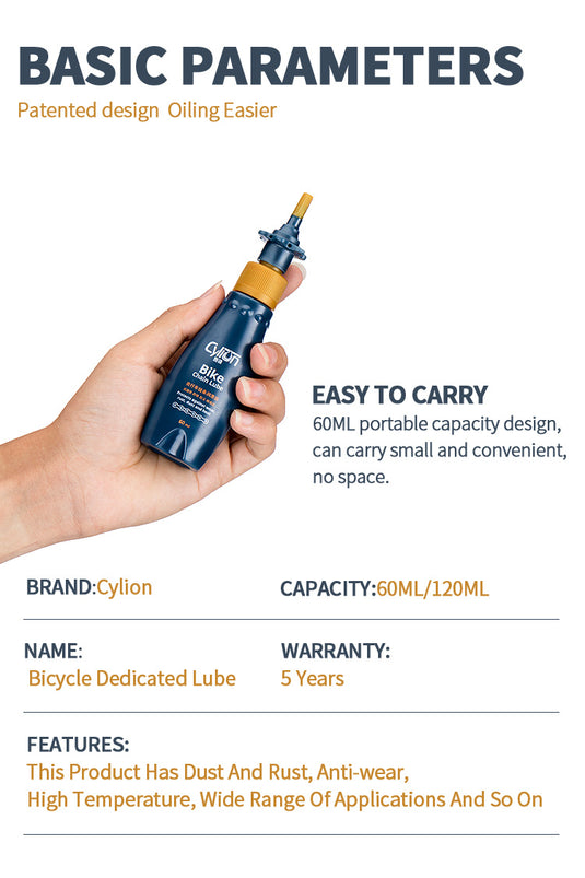 Cylion Bicycle Chain Lubricant Lube Oil 60ml CLB002