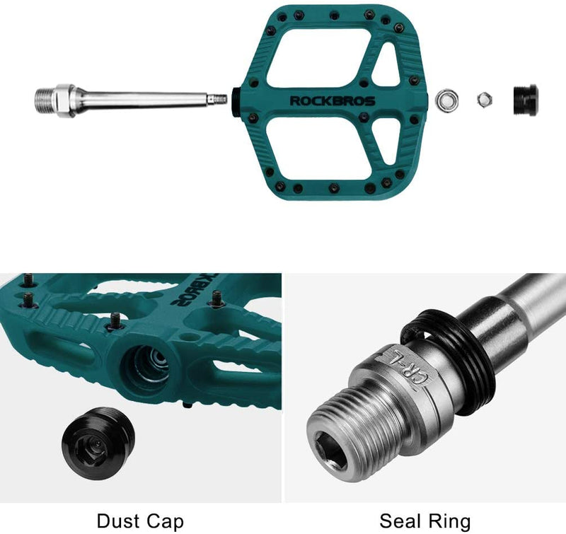 Load image into Gallery viewer, ROCKBROS Mountain Bike Pedals 9/16&quot; MTB Bicycle Pedal 2018-12A
