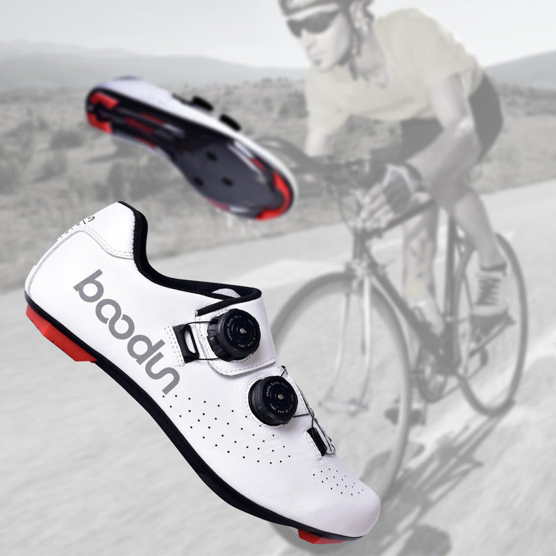 Load image into Gallery viewer, Boodun Limitless Carbon Leather Road Bike Cycling Shoes J001291
