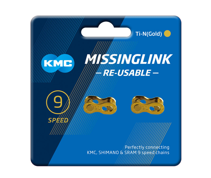 Load image into Gallery viewer, KMC CL566R 9 Speed Missinglink Chain Joining Link 2 Units

