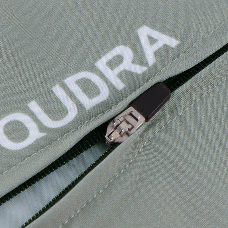 Load image into Gallery viewer, Qudra Cycling Jersey and Bib Tights Top with Short Pants Grey 059

