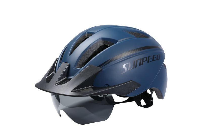 Load image into Gallery viewer, Sunpeed Bicycle Helmets Mountain Bike Road Cycling Helmets with Sunglasses
