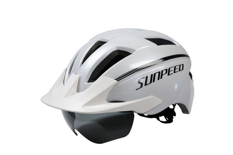 Load image into Gallery viewer, Sunpeed Bicycle Helmets Mountain Bike Road Cycling Helmets with Sunglasses
