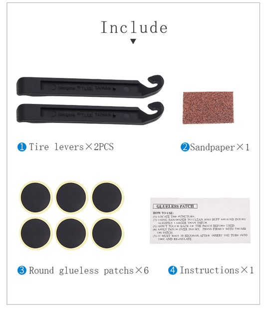 Genier Puncture Repair Kit with Tire Lever B116005