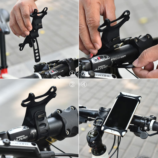 Silicon Bike Mount Universal Cell Phone Bicycle Holder