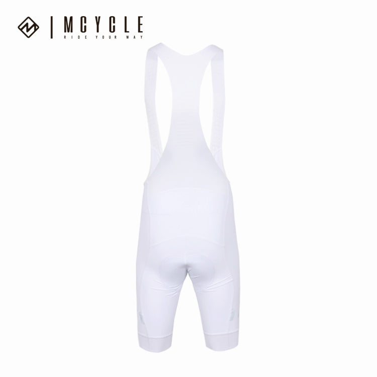 Load image into Gallery viewer, Mcycle Man Cycling Bib Shorts MK030 White
