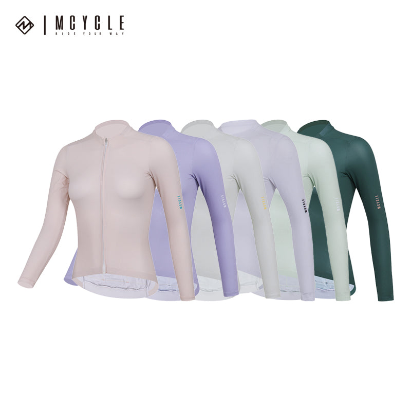 Load image into Gallery viewer, Mcycle Women&#39;s Cycling Jersey Long Sleeve MY094
