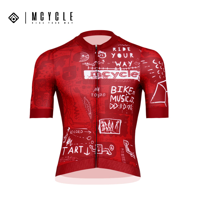 Load image into Gallery viewer, Mcycle Man Pro Cycling Jersey Top MY207
