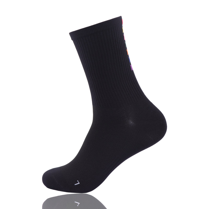 Load image into Gallery viewer, Pedal Slave Cycling Socks Bicyle Sock White/Black
