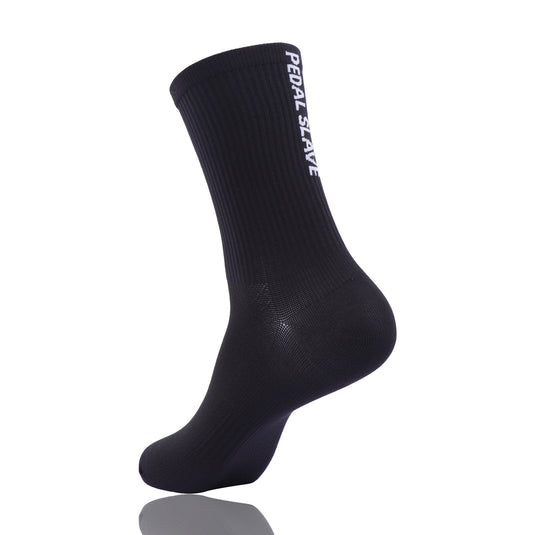 Pedal Slave Cycling Socks Bicyle Sock White/Black