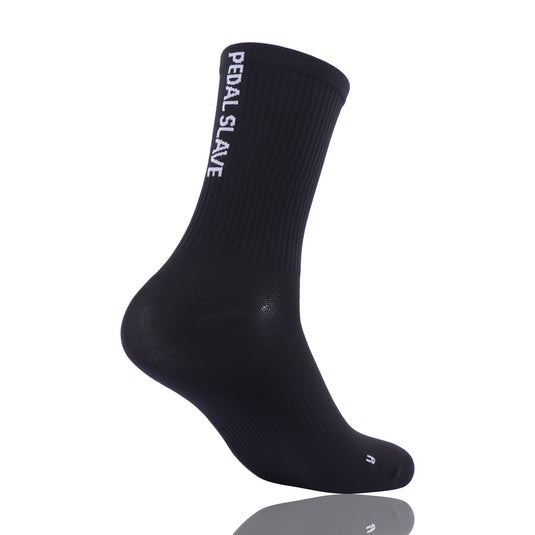 Pedal Slave Cycling Socks Bicyle Sock White/Black