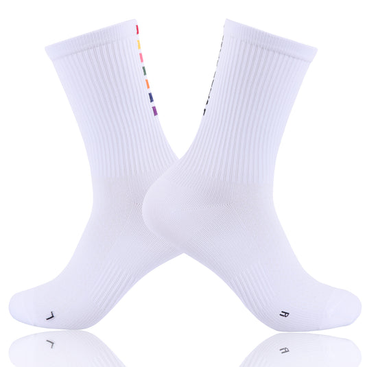 Pedal Slave Cycling Socks Bicyle Sock White/Black